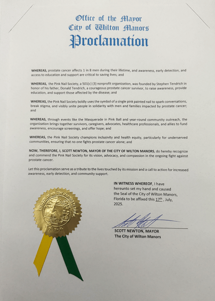 Pink Nail Society Proclamation