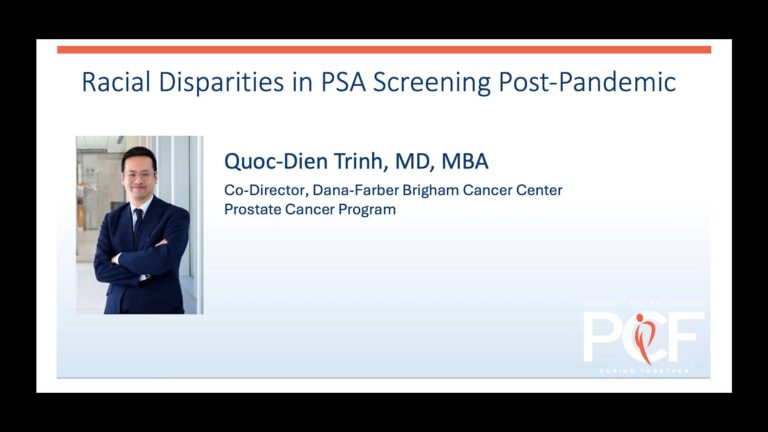 Racial Disparities in PSA Screening