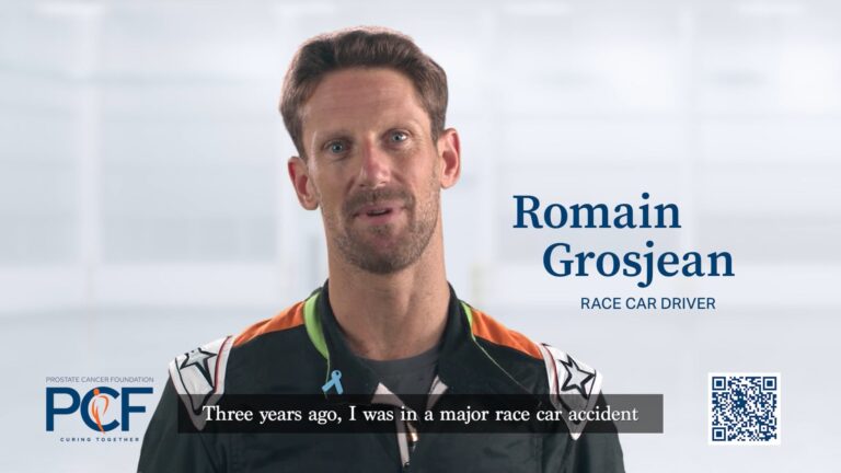 Romain Grosjean,F1 driver, PSA for PCF