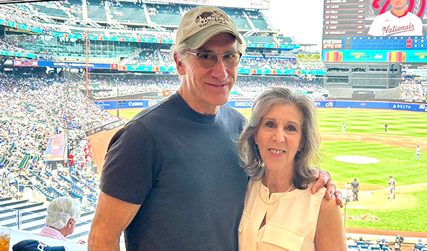 Wendy & Stu Mono- prostate cancer caregiver and patient