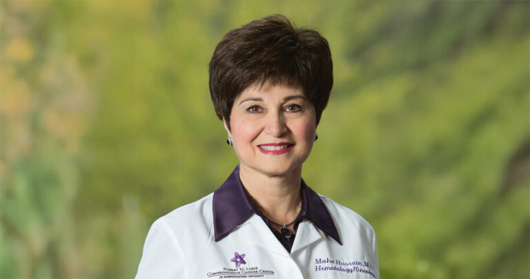 Maha Hussain, MD, FACP, FASCO, Recipient of the First PCF Women in Science Lifetime Achievement Award headshot