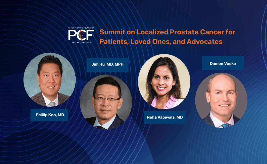 PCF Summit - Localized Prostate Cancer Banner