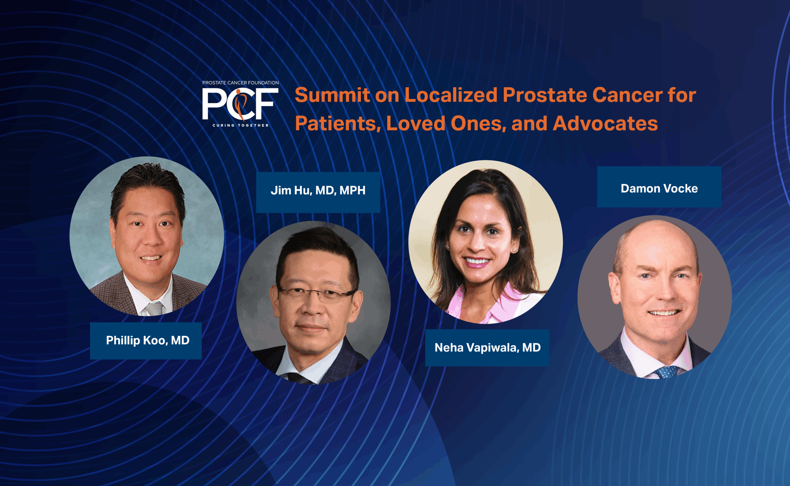 PCF Summit - Localized Prostate Cancer Banner