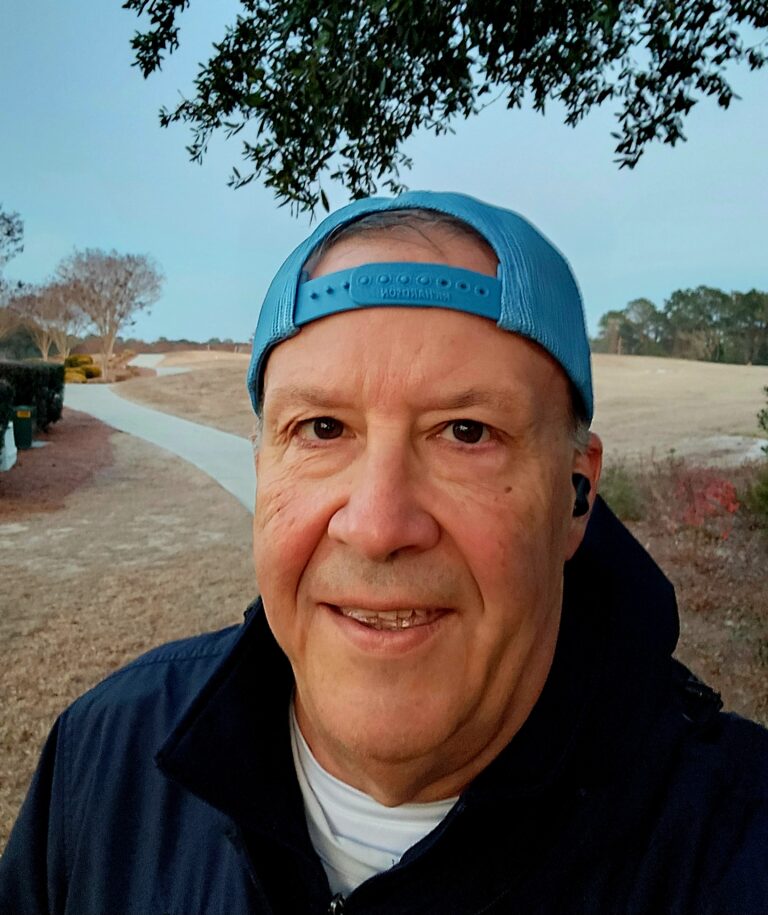 Brian Peters, prostate cancer survivor, on morning run