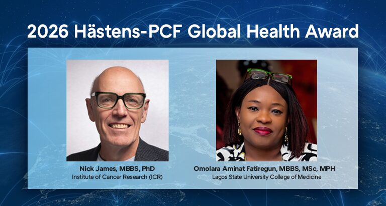 Prostate Cancer Foundation and Hästens Launch Global Health Award to Expand Prostate Cancer Care in Emerging Countries