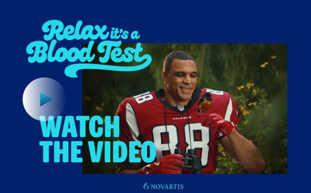 Relax it's a Blood Test campaign- watch video